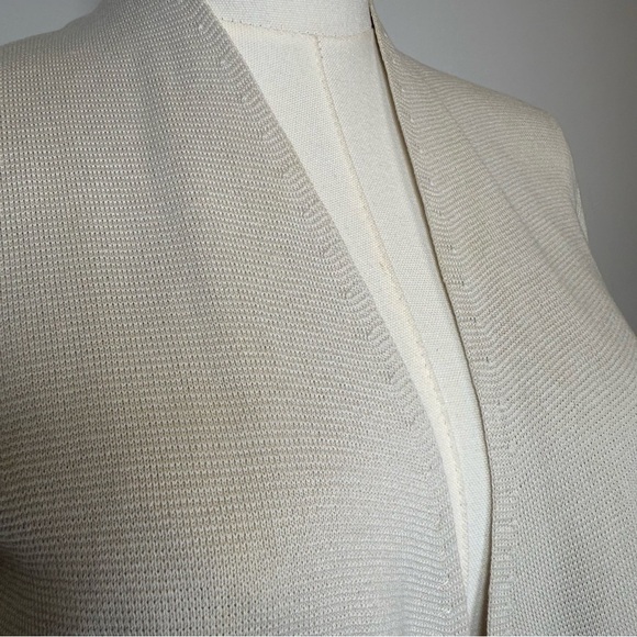 Eileen Fisher Open Front Drapey Cardigan Silk Cotton Blend Women’s Size XS - Picture 5 of 9